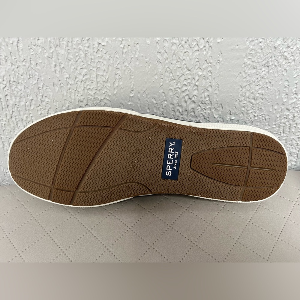 Sperry Mens, Halyard Slip-On Canvas Sw Grey 11.5 - Picture 6 of 9